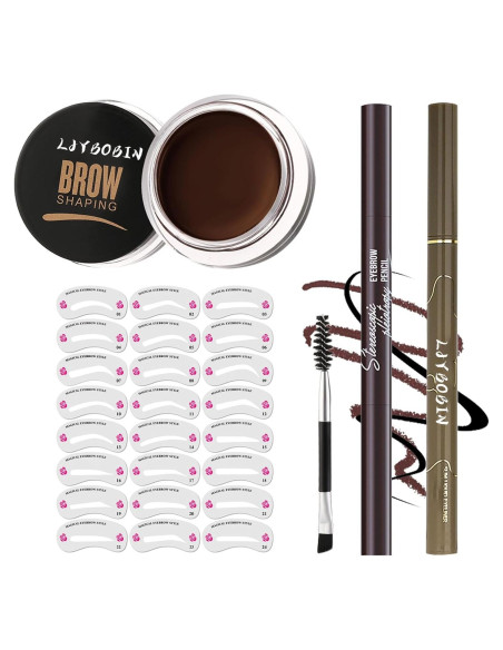 Kit de Tinte para Cejas LJYBoBin - 4 Piezas a Prueba de Agua