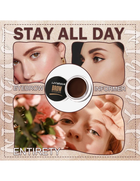 Kit de Tinte para Cejas LJYBoBin - 4 Piezas a Prueba de Agua