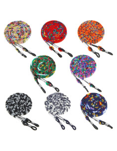 Cadena para Lentes Frienda 8 Piezas Ajustable Unisex