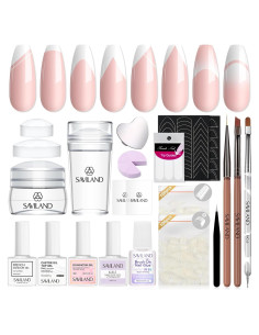 Kit de Manicura Francesa Saviland - 200 Piezas para Principiantes