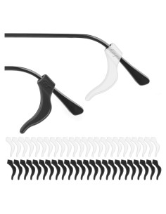 24 Pares Sujetadores de Oídos Rindion para Gafas Silicona
