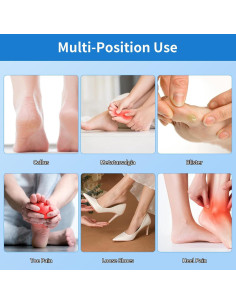 16 Almohadillas de Gel para Talones Fvbber - Antideslizantes y Reutilizables 2