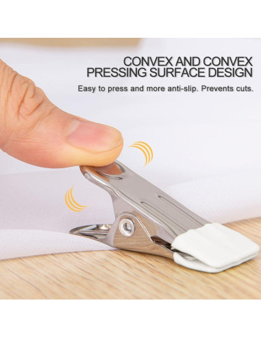 Pinzas Multifuncionales de Acero Inoxidable AW - 30 Unidades Verde Claro