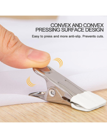 Pinzas Multifuncionales de Acero Inoxidable AW - 30 Unidades Verde Claro