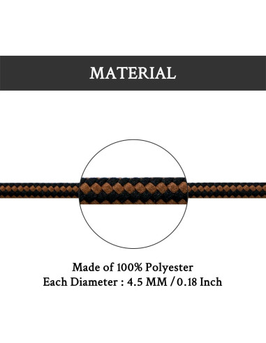 Cuerdas de Zapato Endoto 182.88 cm para Botas Georgia