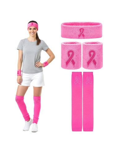 Conjunto de Muñequera y Mangas Jecery para Cáncer de Mama