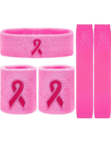 Conjunto de Muñequera y Mangas Jecery para Cáncer de Mama