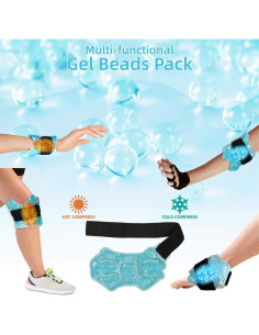 Envoltura de terapia de hielo All One Tech para tobillos 1 cuenta 2