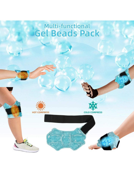 Envoltura de terapia de hielo All One Tech para tobillos 1 cuenta