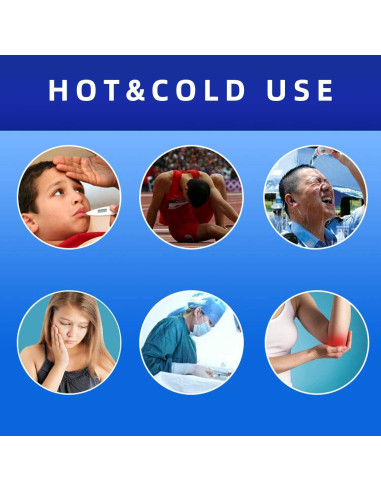 Envoltura de terapia de hielo All One Tech para tobillos 1 cuenta