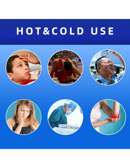 Envoltura de terapia de hielo All One Tech para tobillos 1 cuenta