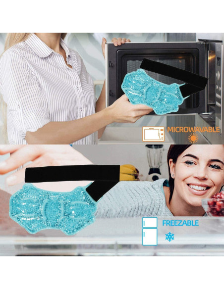 Envoltura de terapia de hielo All One Tech para tobillos 1 cuenta