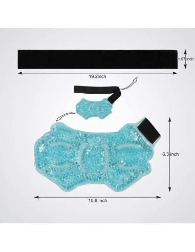 Envoltura de terapia de hielo All One Tech para tobillos 1 cuenta