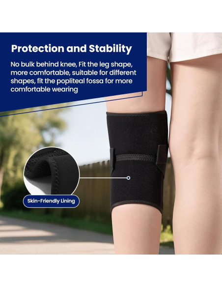 Férula Rodilla JOMVD Ajustable para Dolor y Menisco - Negro