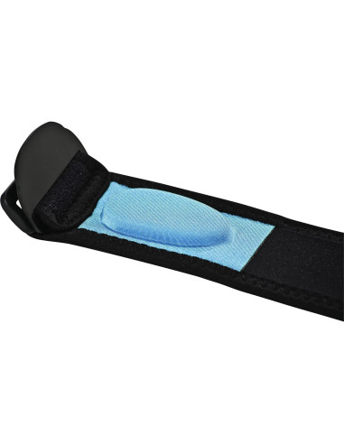 Soporte para codo de tenis Mueller con almohadilla de gel, negro