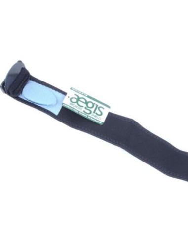 Soporte para codo de tenis Mueller con almohadilla de gel, negro