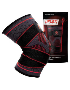 Faja de Compresión para Rodilla UFlex Athletics Unisex - Alivio Dolor y Soporte