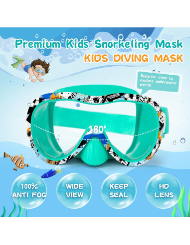 Gafas de natación WAVE MS1415 para niños 3-15 años