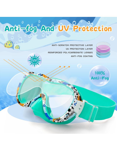 Gafas de natación WAVE MS1415 para niños 3-15 años
