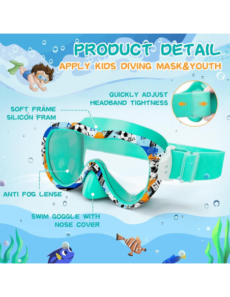 Gafas de natación WAVE MS1415 para niños 3-15 años