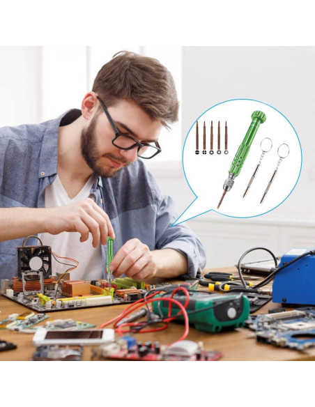 Destornillador multifuncional ESINAM 8 en 1 para gafas