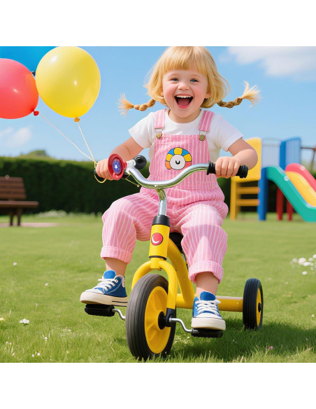 Timbre de Bicicleta para Niños MIDOGAT Negro y Rojo
