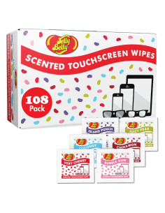 Toallitas Limpiadoras de Gafas Jelly Belly 108 Unidades Aromas