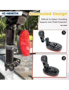 Soporte Oculto para Bicicleta HZ-MONSTAR Compatible con Airtag 2