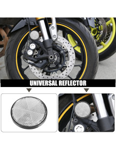 Reflectores de Seguridad Autoadhesivos X AUTOHAUX - 8 Pcs 2