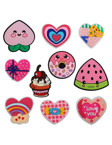 Amortiguador de Tenis Ohmique Rosa 10 Pcs Silicona Suave