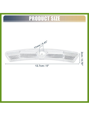 Reflectores de Bicicleta HOPESPANNER 12.7cm Impermeables 1 Par