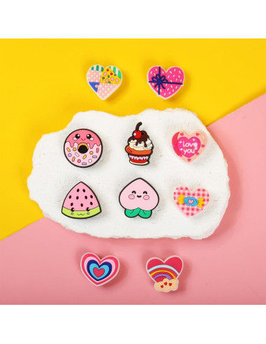 Amortiguador de Tenis Ohmique Rosa 10 Pcs Silicona Suave