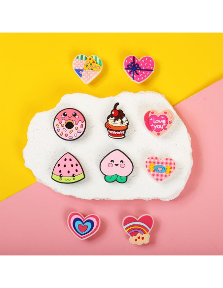 Amortiguador de Tenis Ohmique Rosa 10 Pcs Silicona Suave