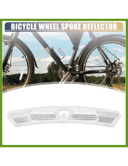 Reflectores de Bicicleta HOPESPANNER 12.7cm Impermeables 1 Par