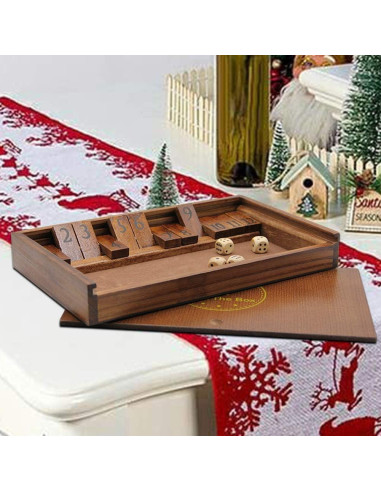 Juego de Mesa Cierra La Caja Juegoal de Madera 12 Números