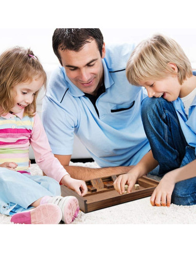 Juego de Mesa Cierra La Caja Juegoal de Madera 12 Números