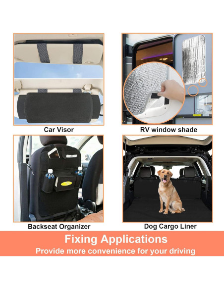 Cinta de Gancho y Bucle KAEGREEL 11cm x 2m Resistente Calor