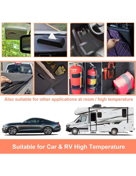 Cinta de Gancho y Bucle KAEGREEL 11cm x 2m Resistente Calor