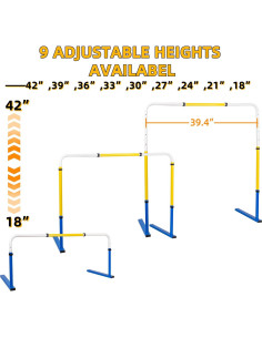 Vallas Ajustables ZSHIGANMA para Entrenamiento de Agilidad 2