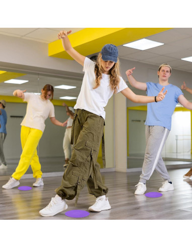 Marcadores de Puntos Antideslizantes PATIKIL 19.5 cm Naranja - 12 Pcs