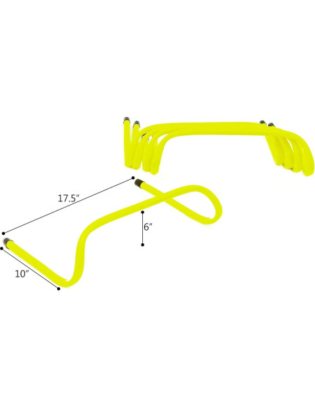 Vallas de Entrenamiento de Velocidad Innovaciones Trademark 15.24 cm - Juego de 5