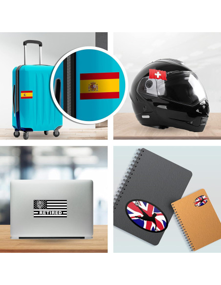 Pegatina Bandera EE. UU. Lacrosse 12.7x7.62 cm American Vinyl