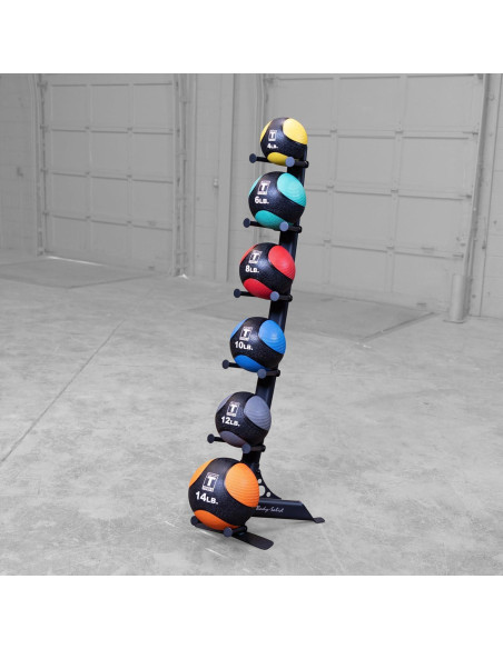 Soporte Vertical para 6 Pelotas Medicinales Body-Solid
