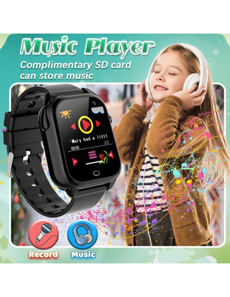 Reloj Inteligente Impermeable MiKin para Niños 3-12 Años