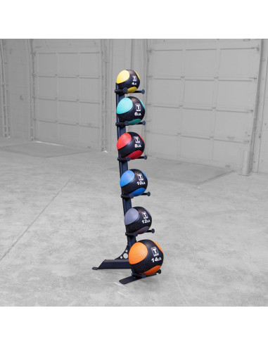 Soporte Vertical para 6 Pelotas Medicinales Body-Solid