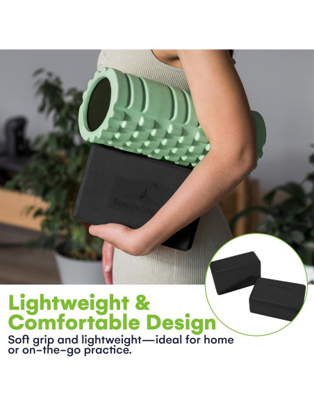 Bloques de Yoga SteadyDoggie - Espuma Alta Densidad - 2 Piezas