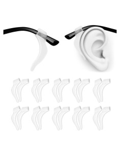Ganchos de Silicona Suave PTSLKHN para Gafas - 10 Pares