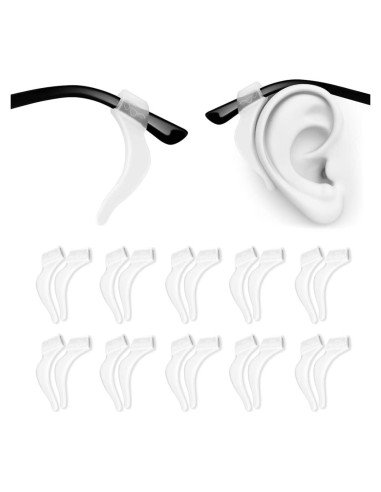Ganchos de Silicona Suave PTSLKHN para Gafas - 10 Pares