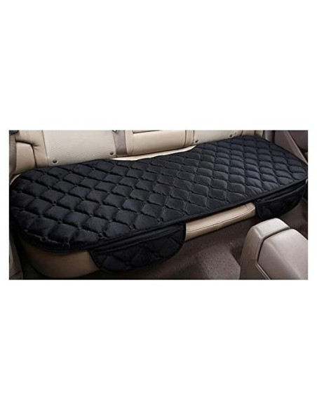 Funda de Silla Trasera Sedeta de Terciopelo Ecológico - Negro