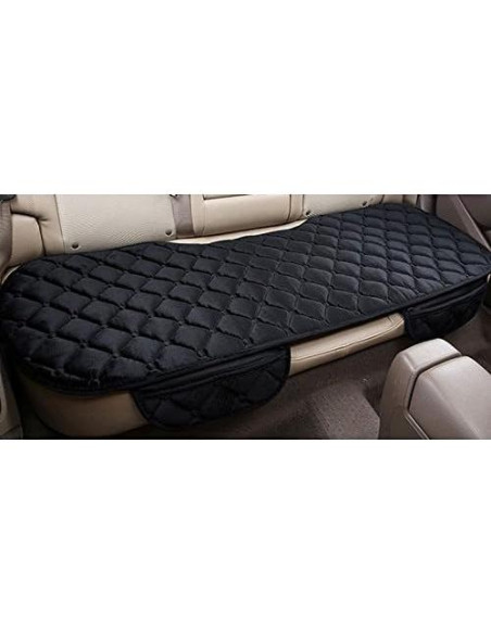Funda de Silla Trasera Sedeta de Terciopelo Ecológico - Negro